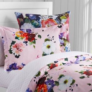 PB Kids Hannah Duvet Cover+Sham+Decorative Pillow